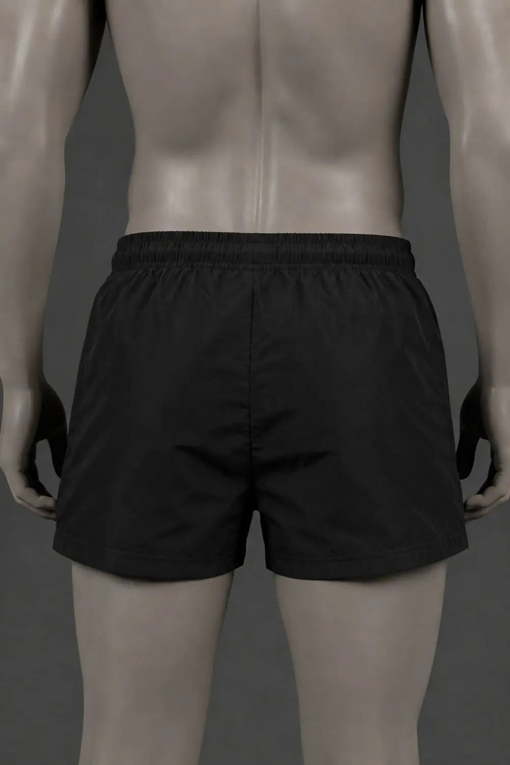 Short Jedd Synther Soft avec poches zippées. Noir