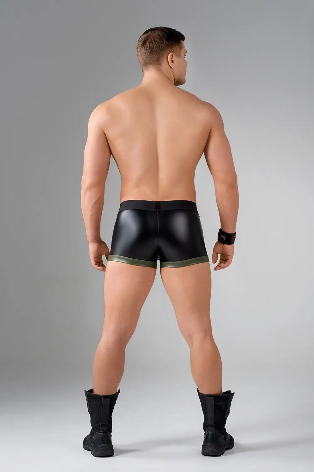 EnForce. Shot Belt Codpiece Trunk shorts. Regular Rear - Maskulo - MTR145-Y1 - Maskulo EU Global Online Store