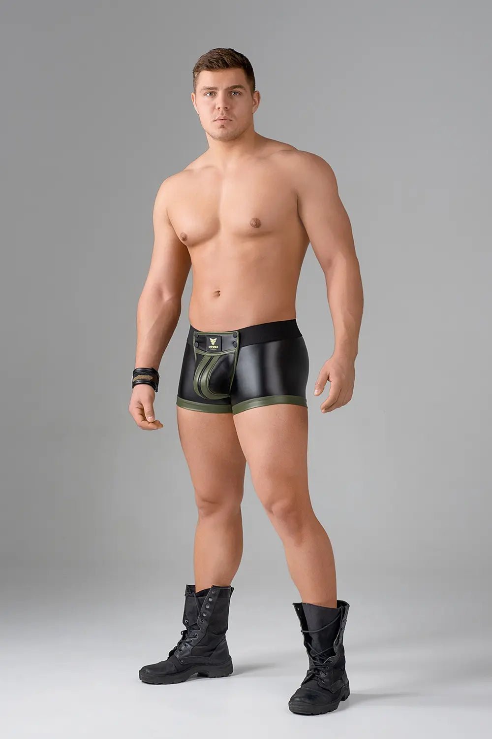 EnForce. Waist - high Codpiece Trunk shorts. Regular Rear - Maskulo - MTR147-Y1 - Maskulo EU Global Online Store