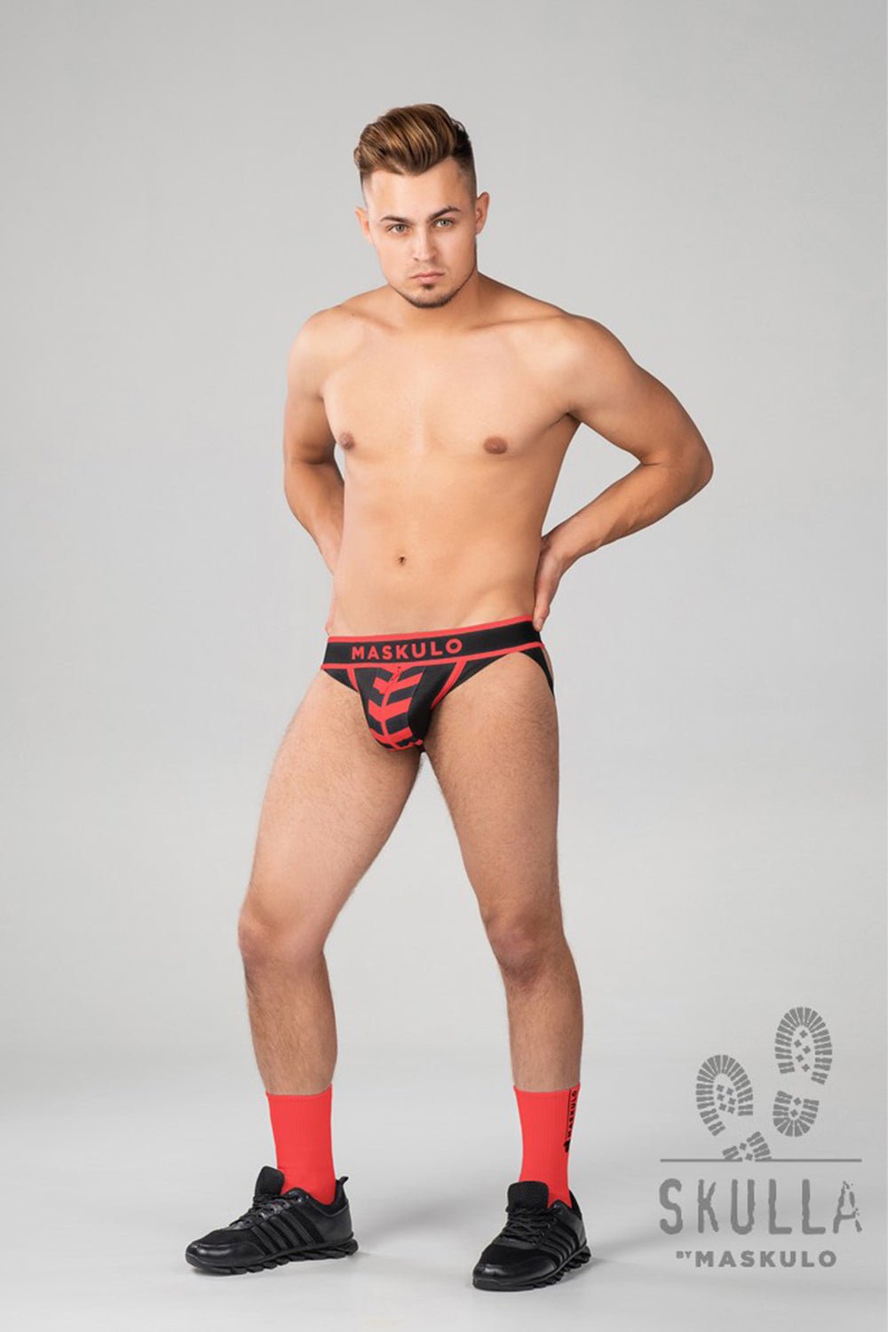 Skulla. Jockstraps. Red - Maskulo - MJS167-Y1 - Maskulo EU Global Online Store