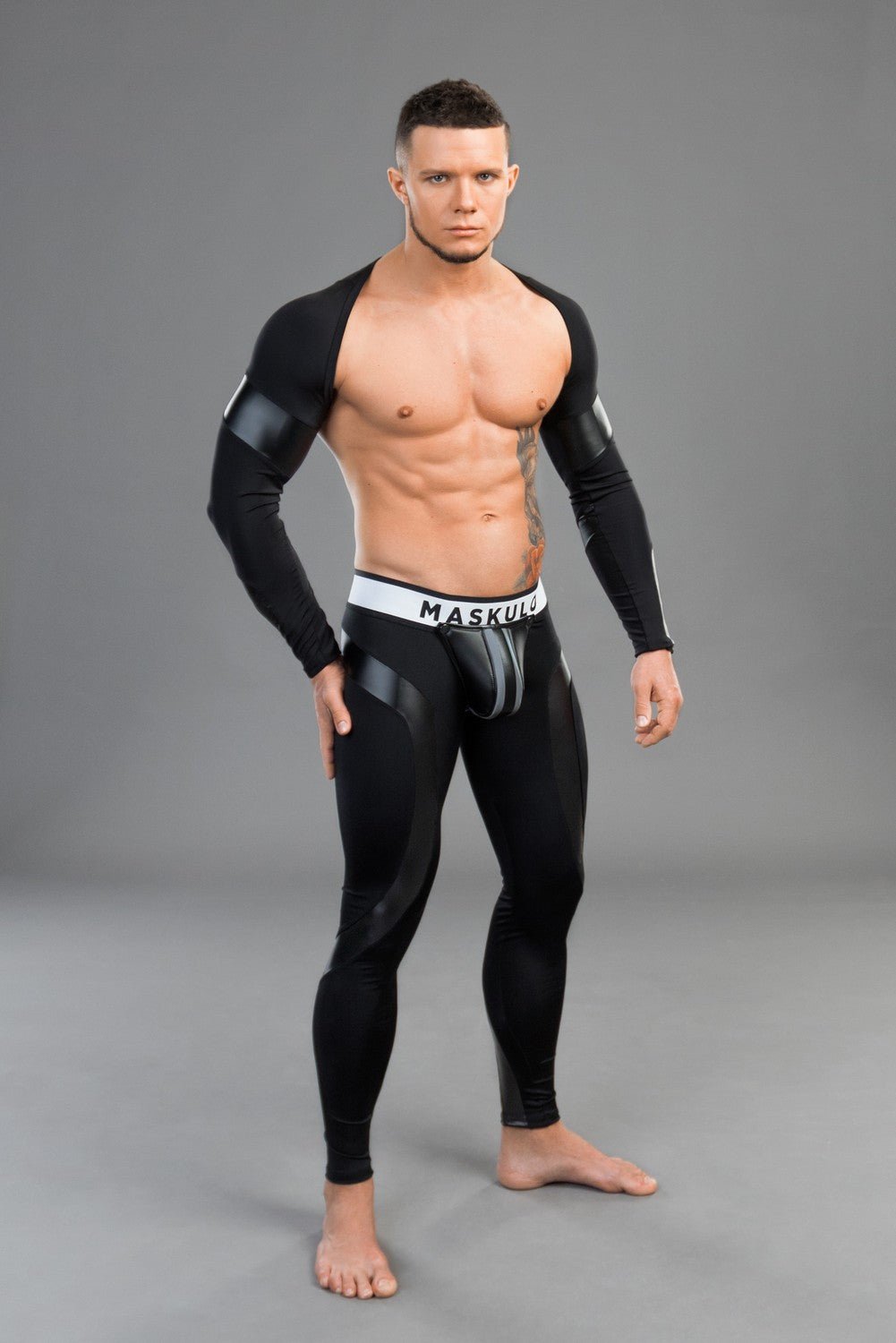 Youngero. Leggings, zippered rear. Codpiece - Maskulo - MLG162-Y1 - Maskulo EU Global Online Store