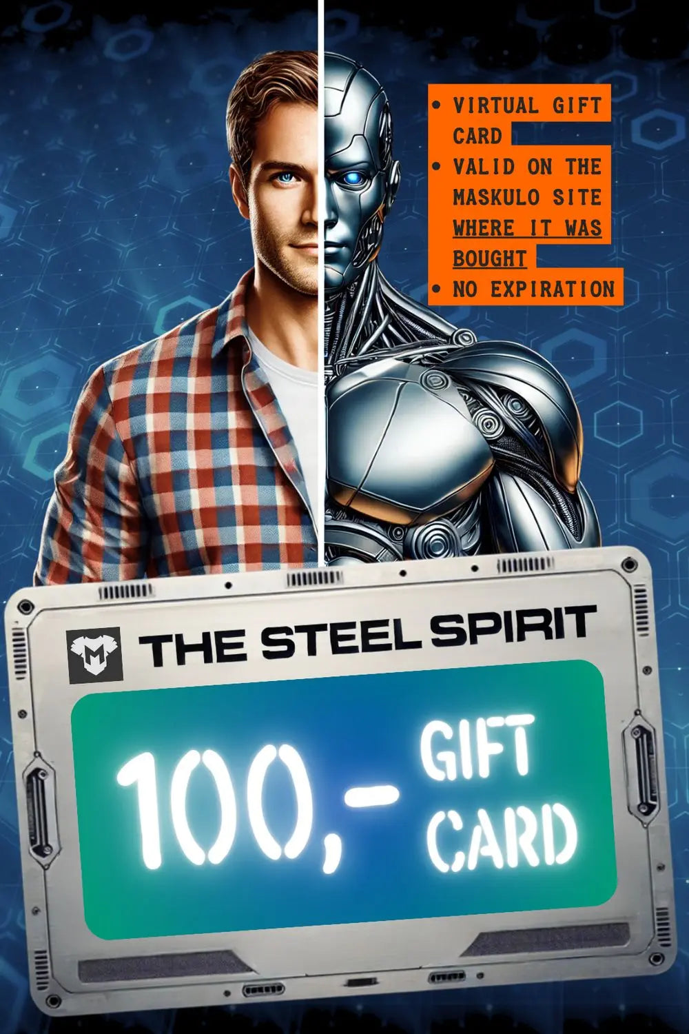 Maskulo Geschenkkarte „The Steel Spirit“