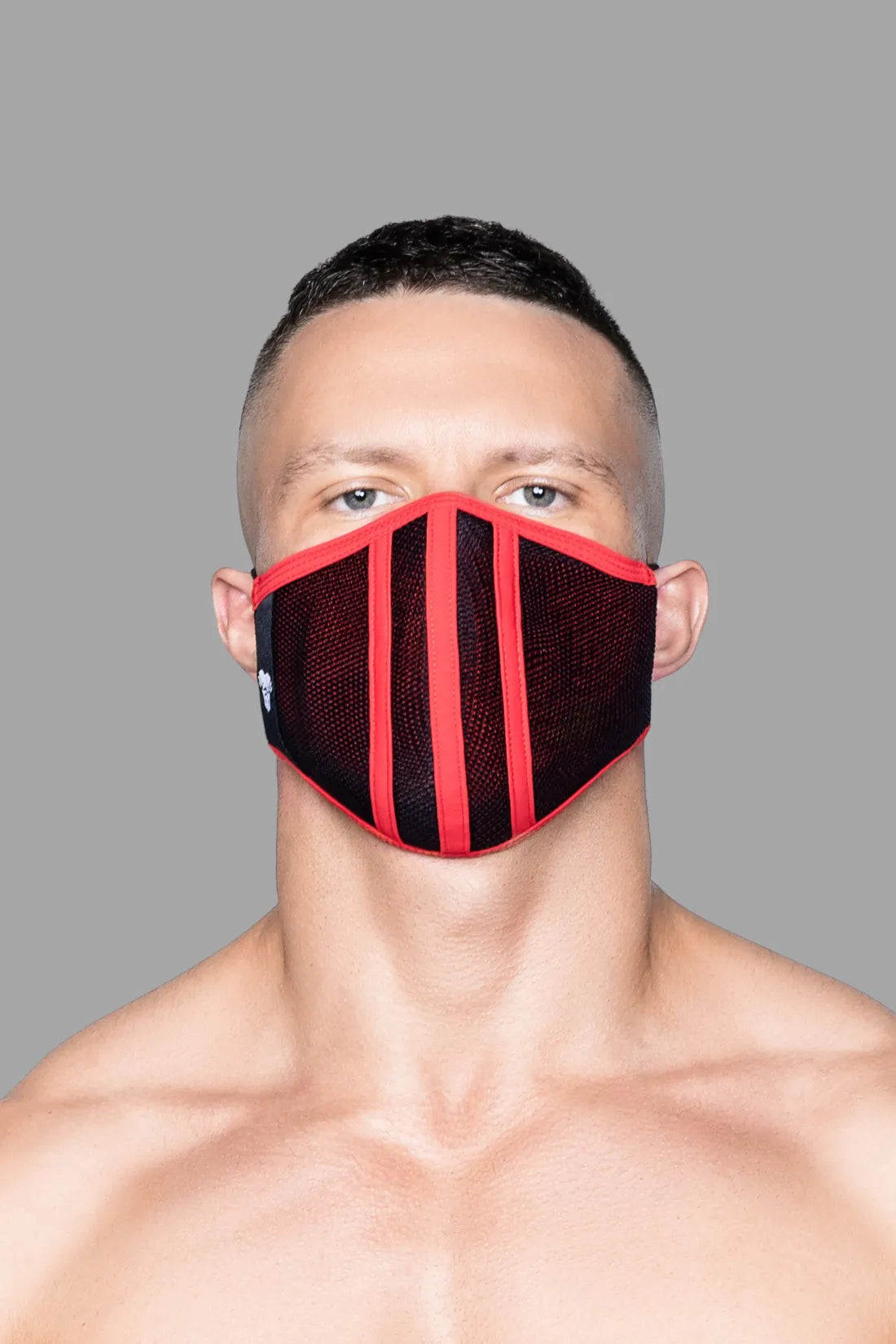 Life 3D Maske. Schwarz und Rot