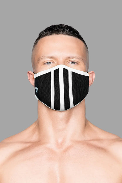 Life 3D Maske. Weiß und Schwarz