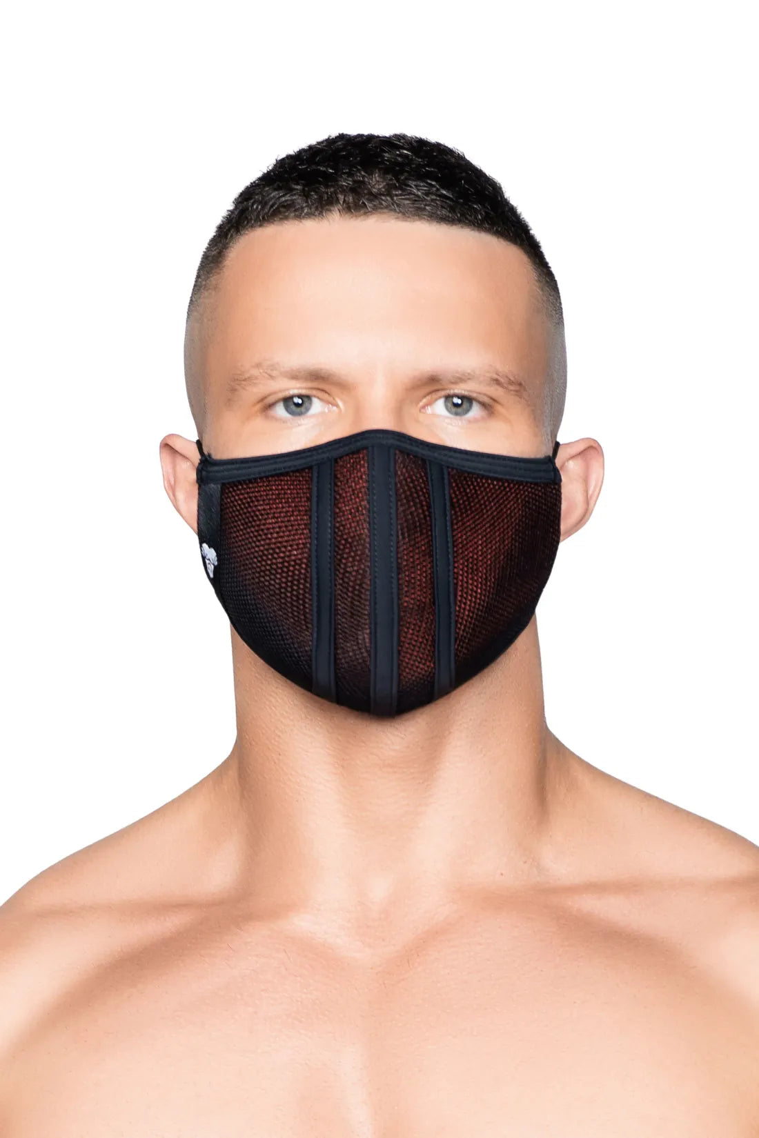 Life 3D Mask. Red and Black
