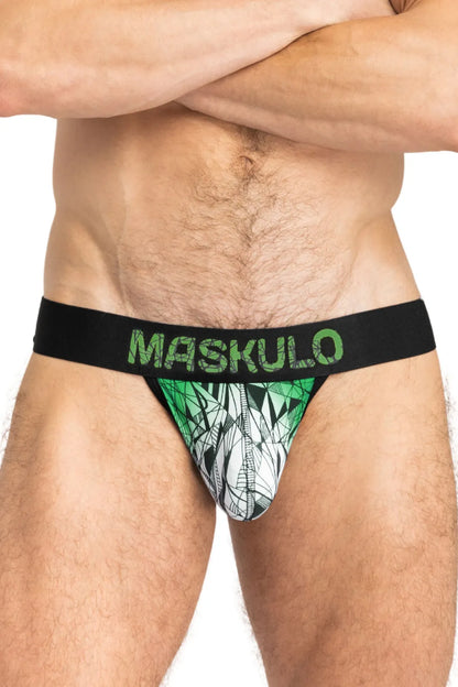 ARMOR Jock con efecto ART-X. Negro+Verde