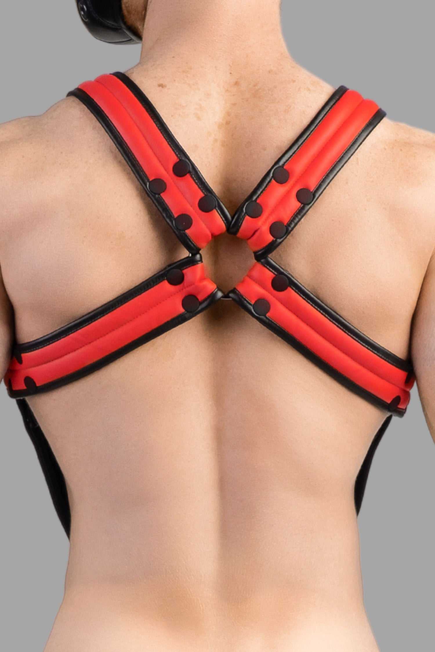 Armored Next. Body Harness. Red+Black