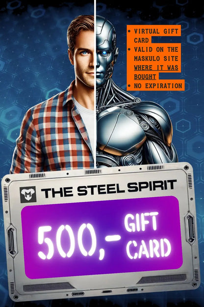 Maskulo Geschenkkarte „The Steel Spirit“