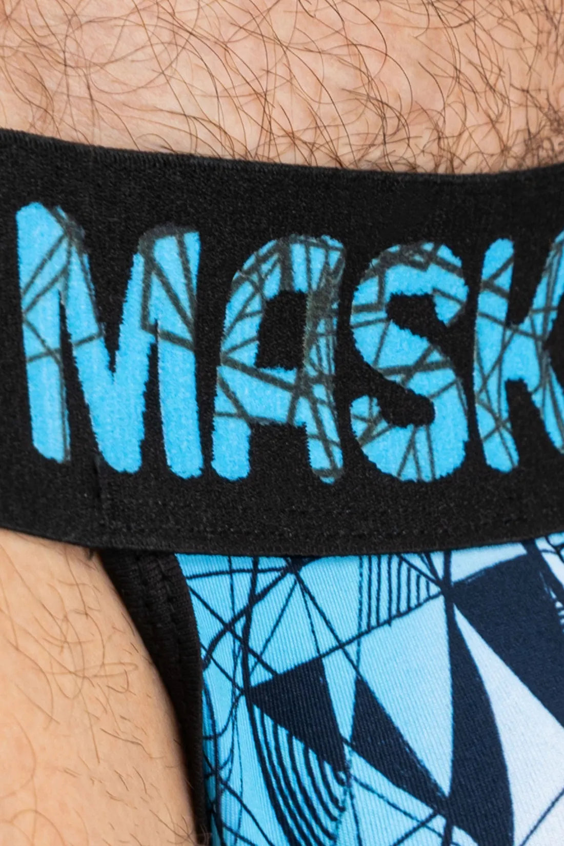 ARMOR Jock met ART-X-effect. Zwart+Blauw