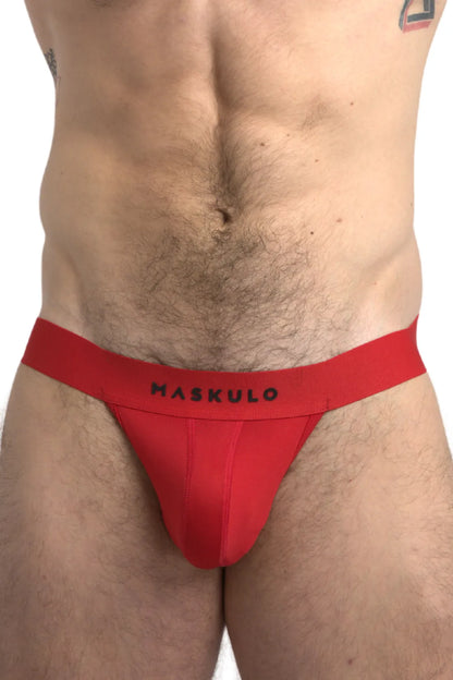 Jock en microfibre. Rouge