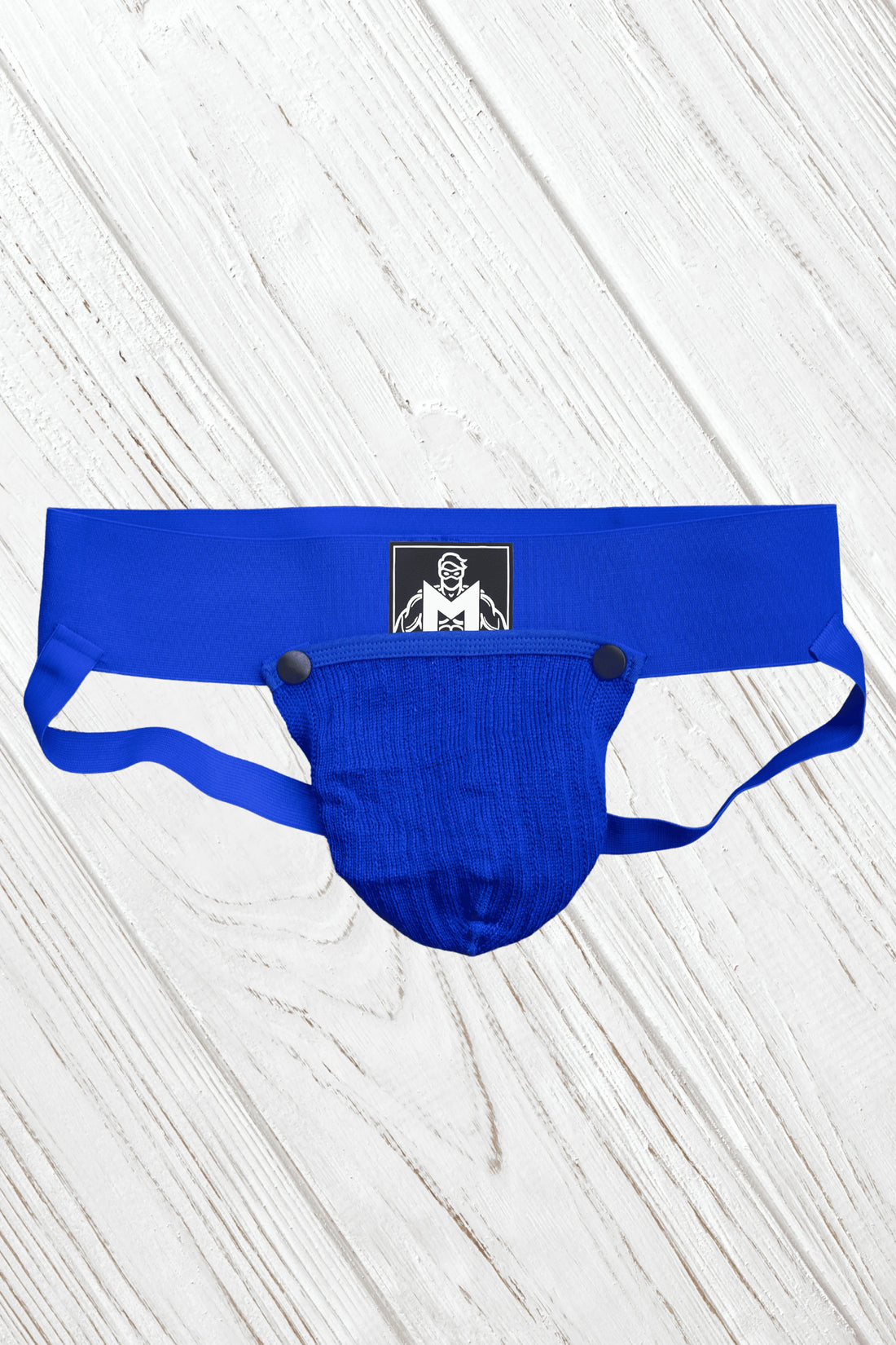 Cork Cyclone. Jockstrap with Removable Pouch. Royal Blue