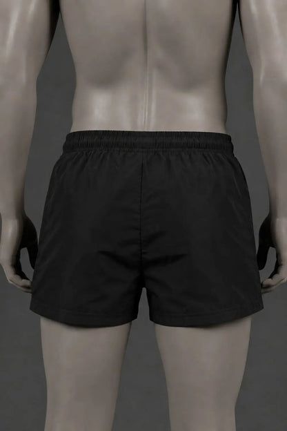 Short Jedd Synther Soft avec poches zippées. Noir