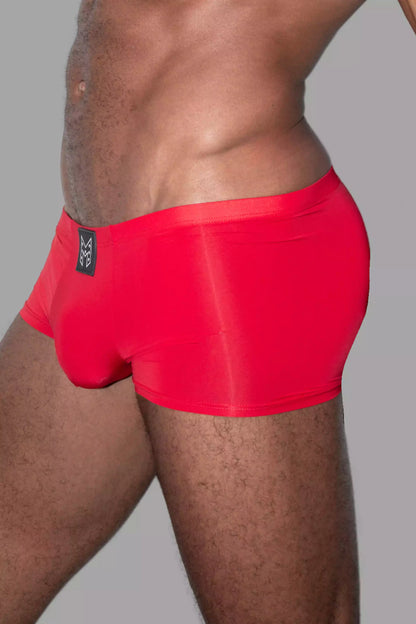 Ryan Ironsilk Tight Trunks. Red