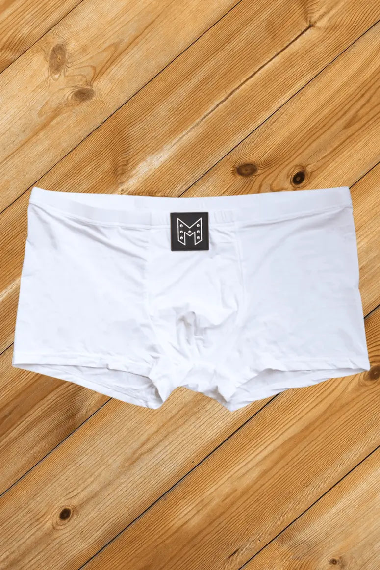 Quadron Ironsilk Trunks Ajustados. Blanco