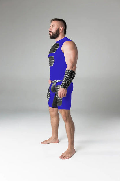 Armored. Tank Top. Front Pads. Blue Royal - Maskulo - MTP138-Y1 - Maskulo EU Global Online Store