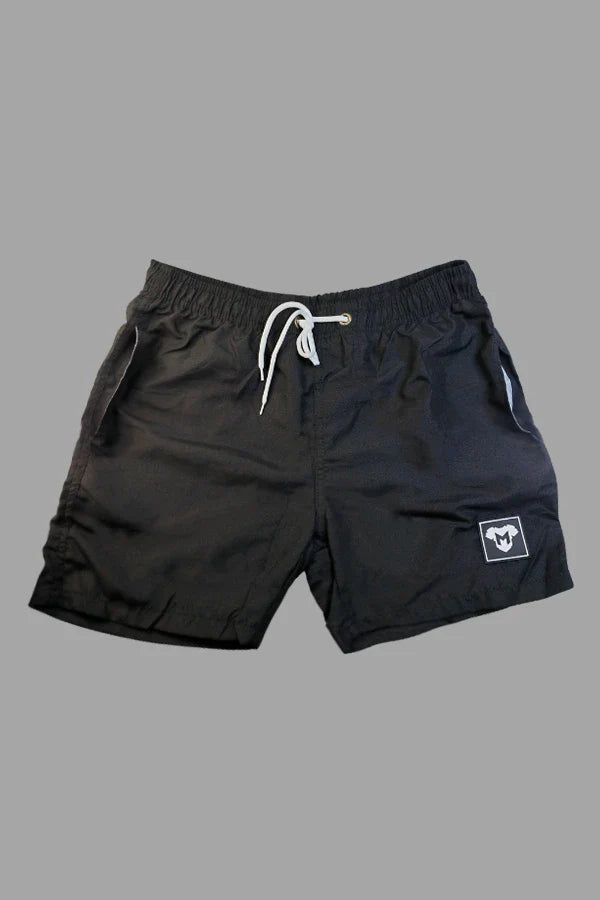 Roger Cyclone Soft-Touch Nylon Shorts. Black