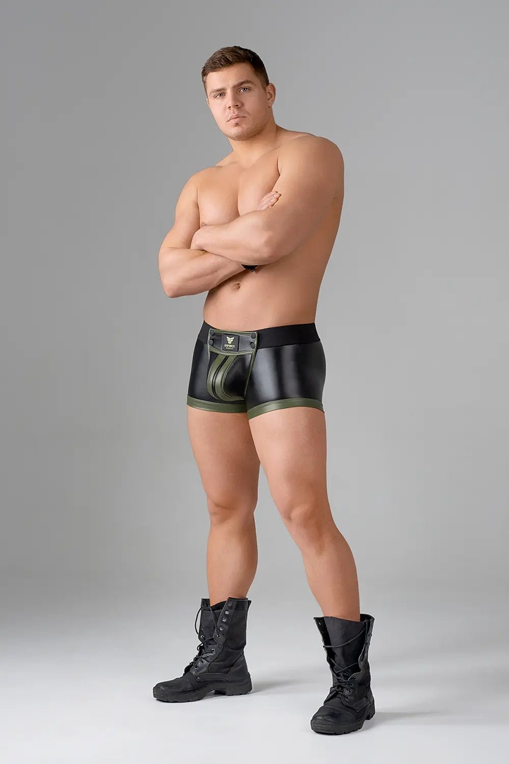 EnForce. Waist - high Codpiece Trunk shorts. Open Rear - Maskulo - MTR146-Y1 - Maskulo EU Global Online Store