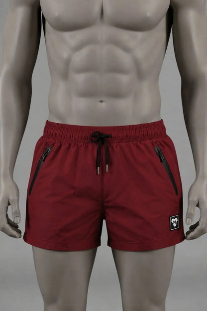 Jedd Synther Shorts. Red Dark - Maskulo - MSH250-Y1- Maskulo EU Global Online Store