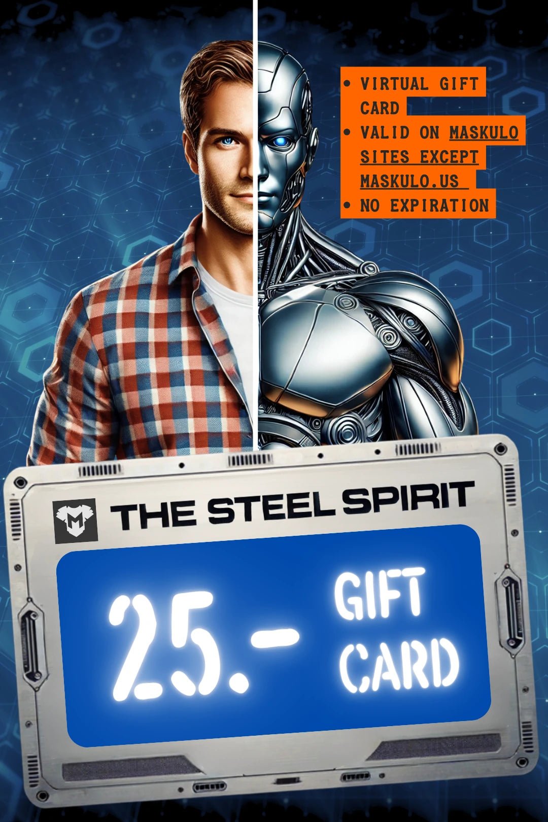 Maskulo Gift Card "The Steel Spirit" - Maskulo - Maskulo Global (EU) Store