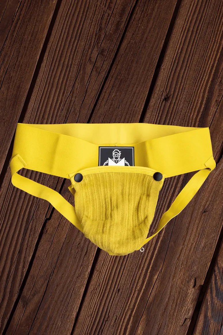 Brad Cyclone. Jockstrap with Removable Pouch. Yellow - Maskulo - MJS202 - Y1 - Maskulo Global (EU) Store