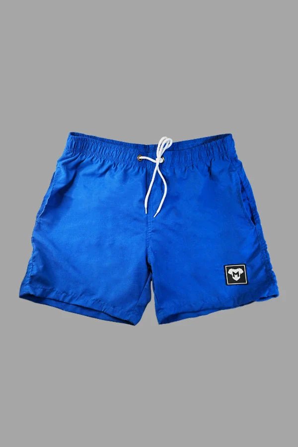Knox Cyclone soft-touch nylon shorts in royal blue for men. Comfortable and new, available in size M from Maskulo Global (EU) store.