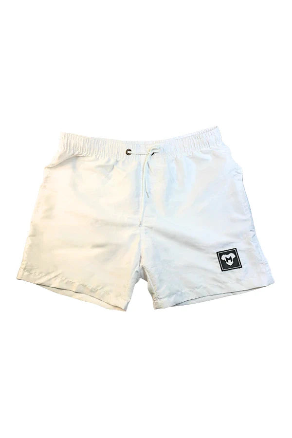 Zephyr Cyclone Soft-Touch Nylon Shorts. White