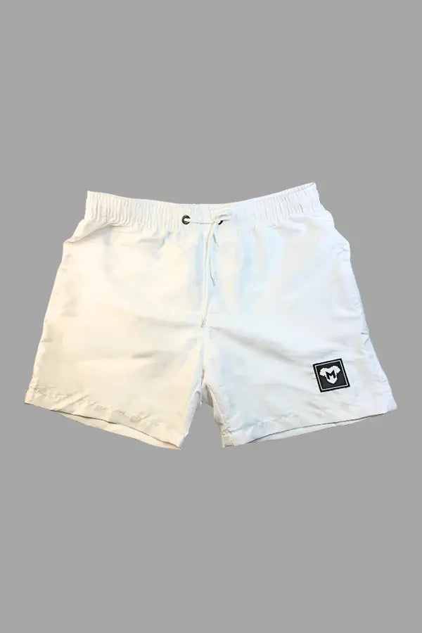 Zephyr Cyclone Soft-Touch Nylon Shorts. White