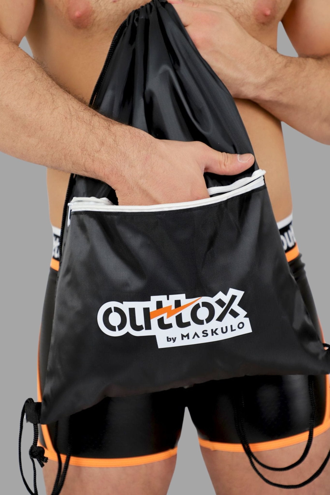 Outtox. Drawstring Bag. Black - Outtox - XBG101 - YX - Maskulo Global (EU) Store