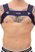 Outtox by Maskulo. Bulldog Harness with Snaps. Black and Blue - Outtox - XHR122 - Y1 - Maskulo Global (EU) Store