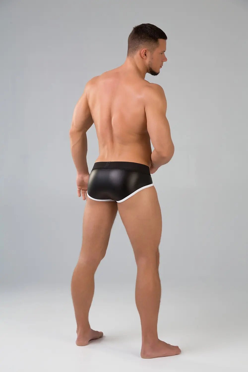 Youngero. Briefs. Mesh Codpiece. Regular Rear. White Neon - Maskulo - MBR159-Y1 - Maskulo EU Global Online Store