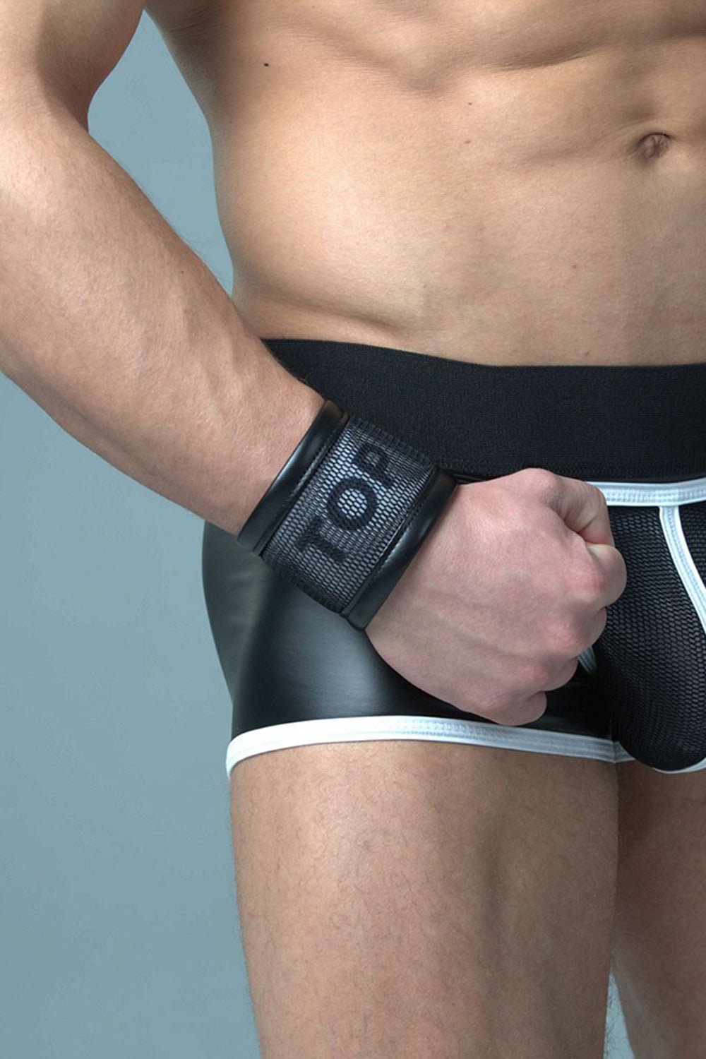 Youngero. "Role", Mesh Neon White Wrist Band - Maskulo - MAC183-Y1 - Maskulo EU Global Online Store